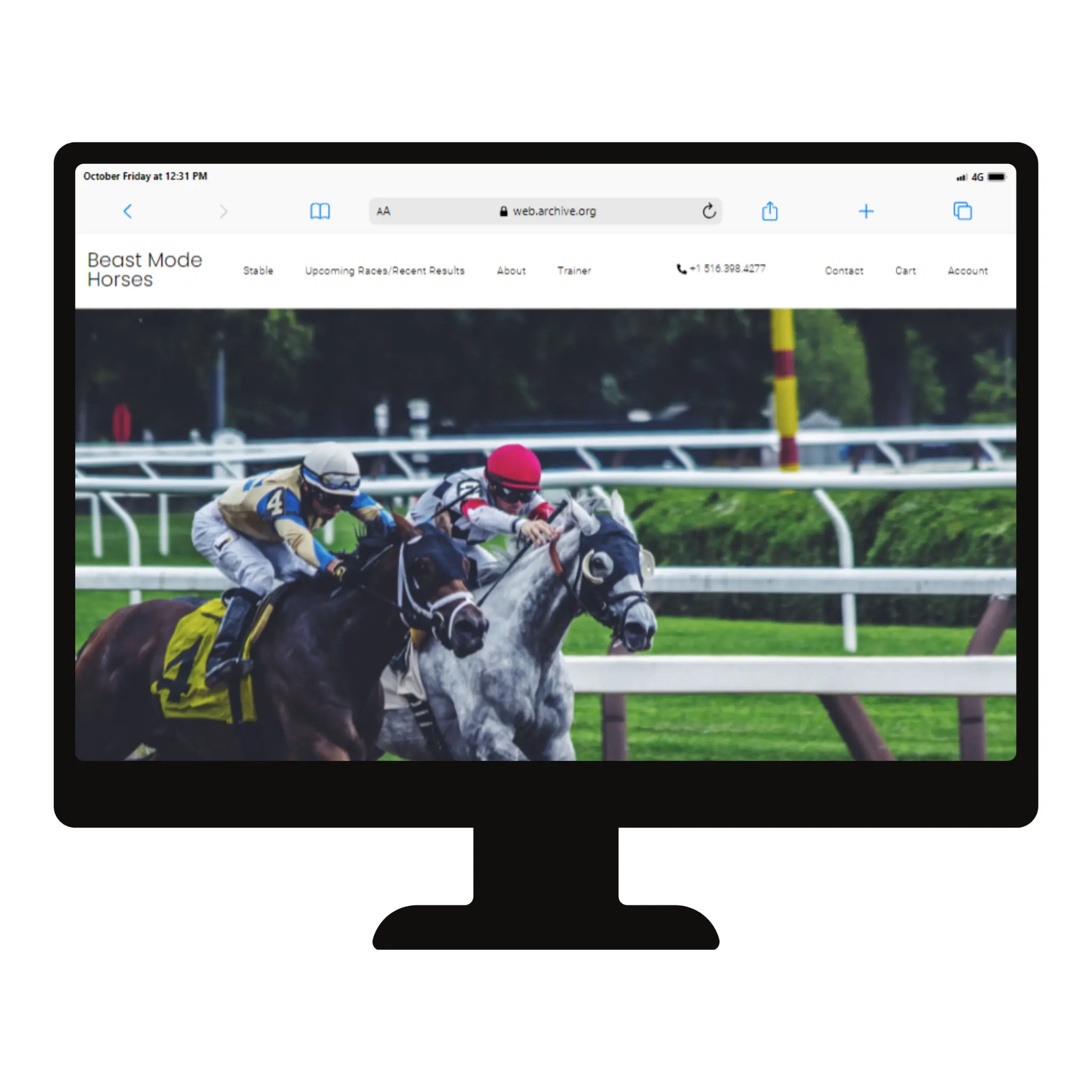 Beast Mode Horses website screenshot